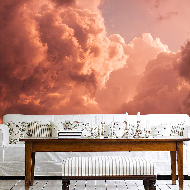 Fancy Sky Wall Mural Wallpaper Photography Mildew Resistant for Living Room