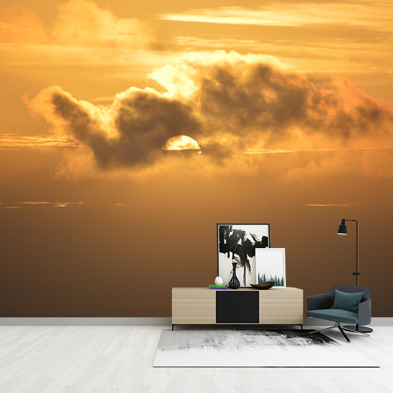 Fancy Sky Wall Mural Wallpaper Photography Mildew Resistant for Living Room