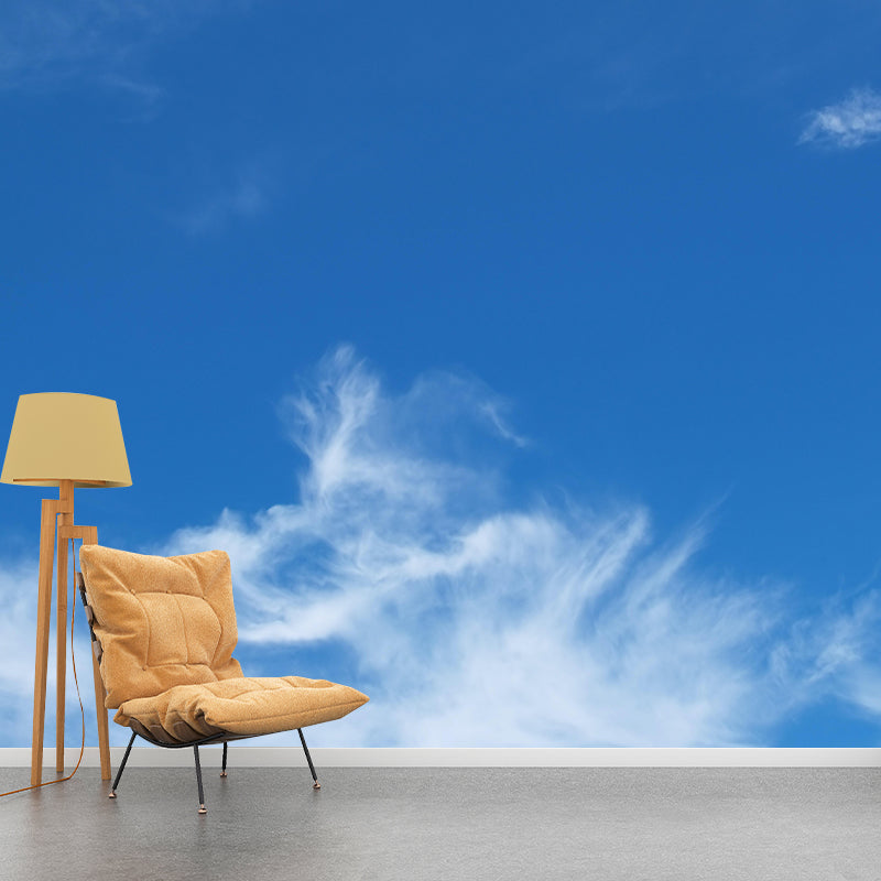 3D Cloud Sky Wall Mural Wallpaper Photography Mildew Resistant for Decoration