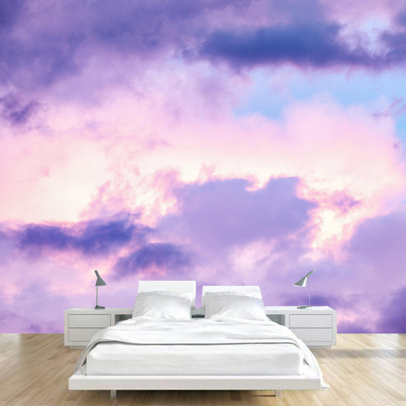 Modern Style Sky Wall Mural Wallpaper Photography Mildew Resistant Wall Covering