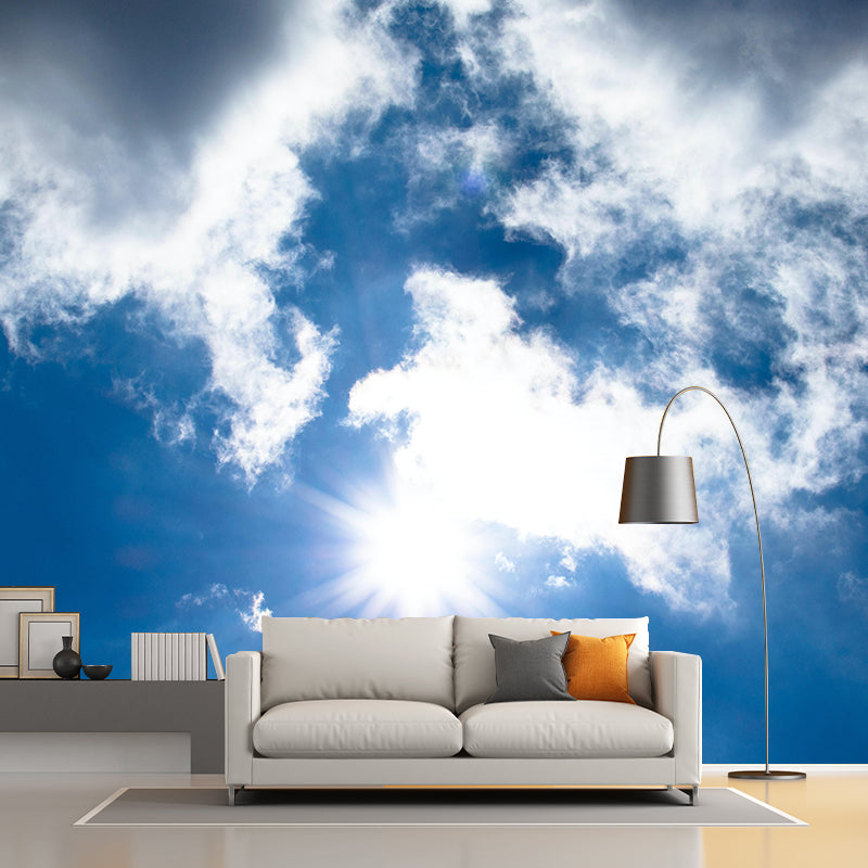 Fancy Scene Style Sky Wall Mural Wallpaper Photography Mildew Resistant Wall Art