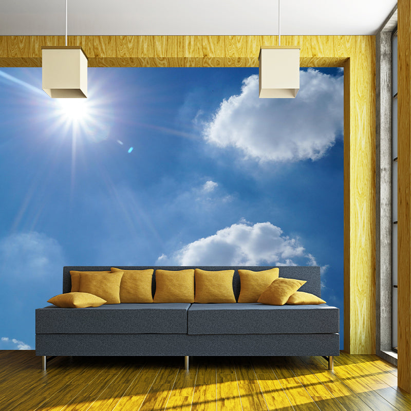 Vivid Nature Style Sky Wall Mural Wallpaper Photography Mildew Resistant for Home