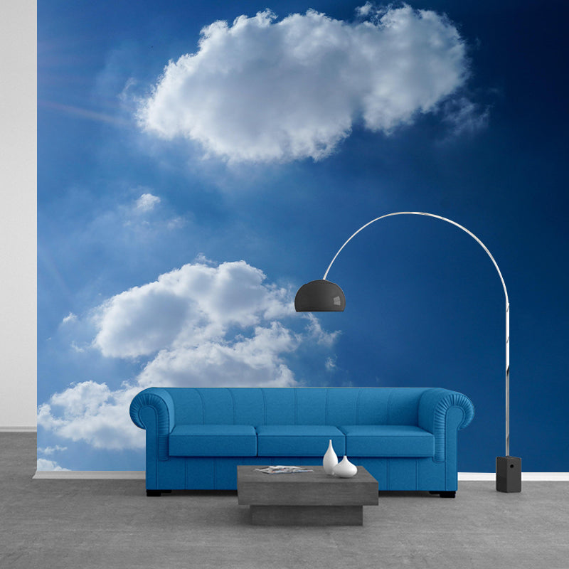 Vivid Nature Style Sky Wall Mural Wallpaper Photography Mildew Resistant for Home
