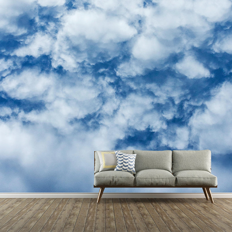 Cloud Sky Scene Sky Wall Mural Wallpaper Photography Mildew Resistant for Wall Decor