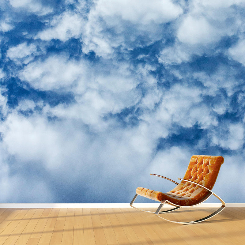 Cloud Sky Scene Sky Wall Mural Wallpaper Photography Mildew Resistant for Wall Decor