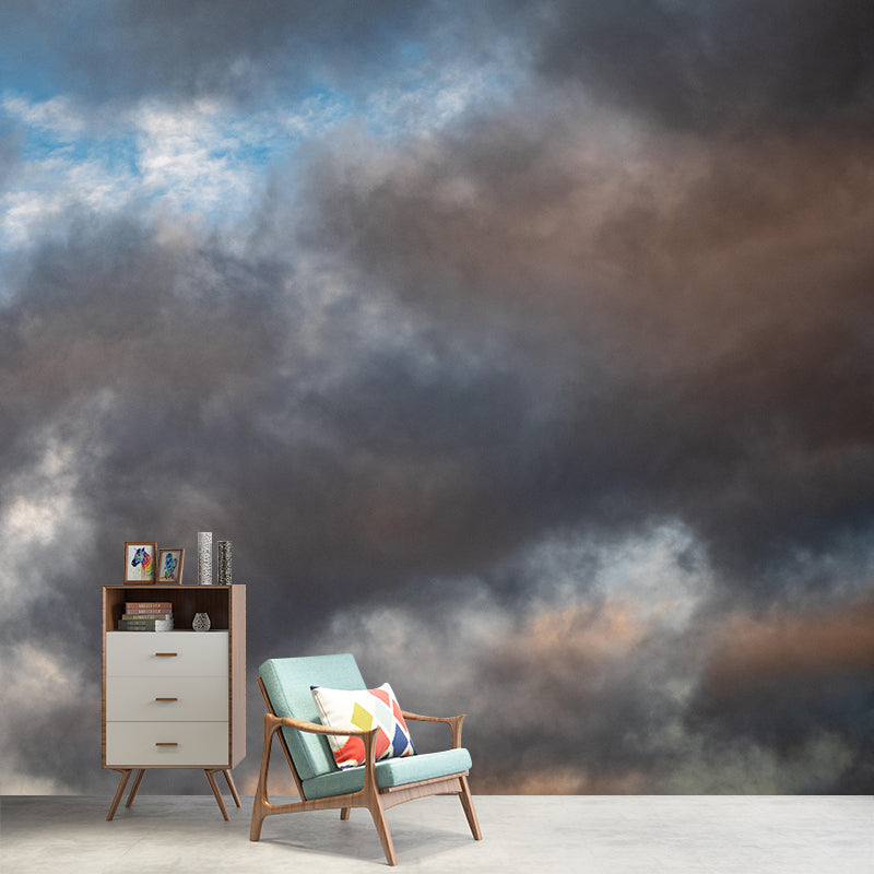 Sunset Scene Sky Wall Mural Wallpaper Photography Mildew Resistant for Home Decor