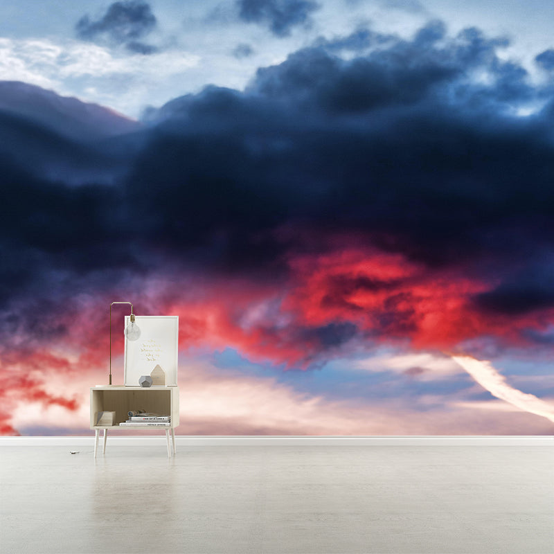Sunset Scene Sky Wall Mural Wallpaper Photography Mildew Resistant for Home Decor