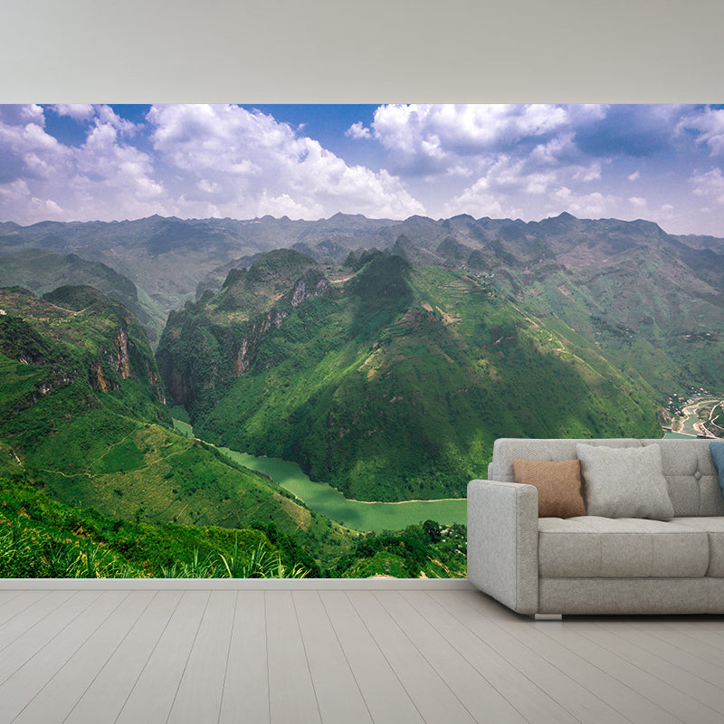 Wall Mural Style Mountain Wall Mural Wallpaper Photography Mildew Resistant