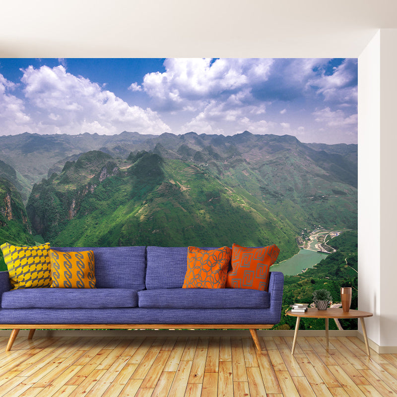 Wall Mural Style Mountain Wall Mural Wallpaper Photography Mildew Resistant