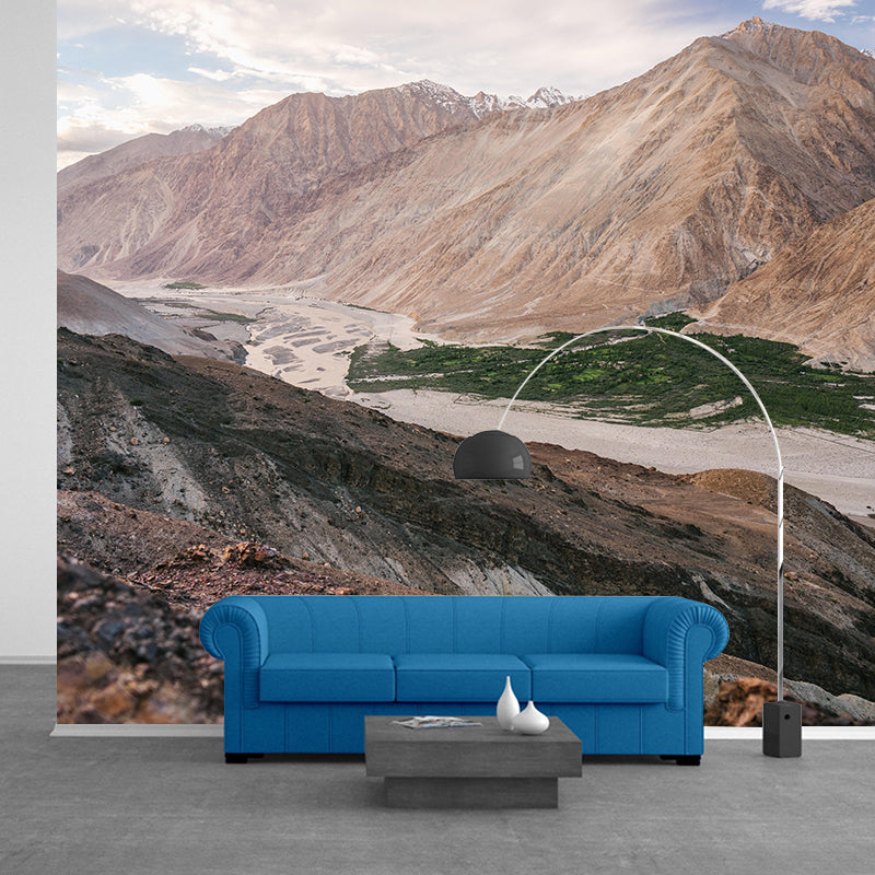 Vivid Style Mountain Wall Mural Wallpaper Photography Mildew Resistant for Home
