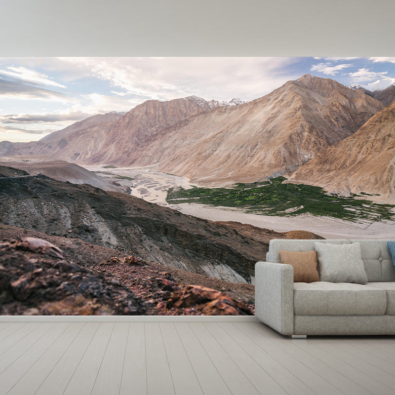 Vivid Style Mountain Wall Mural Wallpaper Photography Mildew Resistant for Home