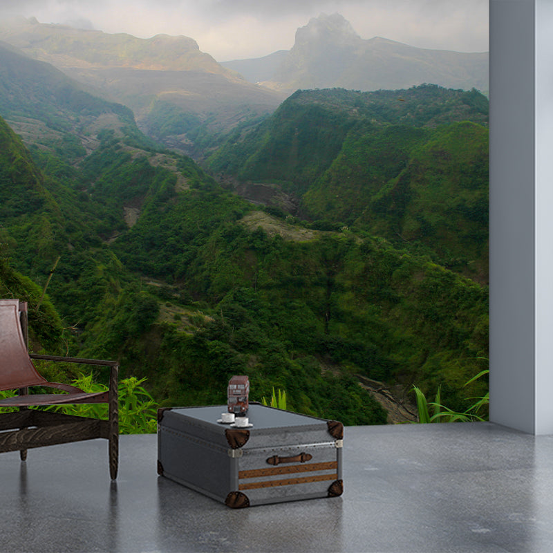 Snow Mountain Wall Mural Wallpaper Photography Mildew Resistant for Home Decor