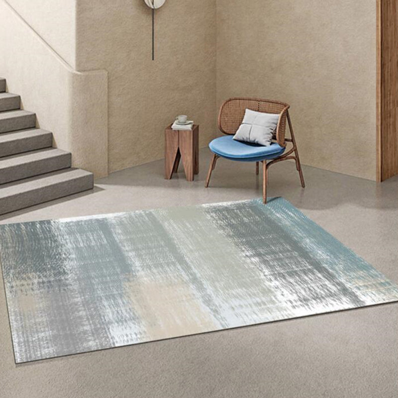 Light Pink Simple Rug Polyester Graphic Rug Non-Slip Backing Rug for Home Decor