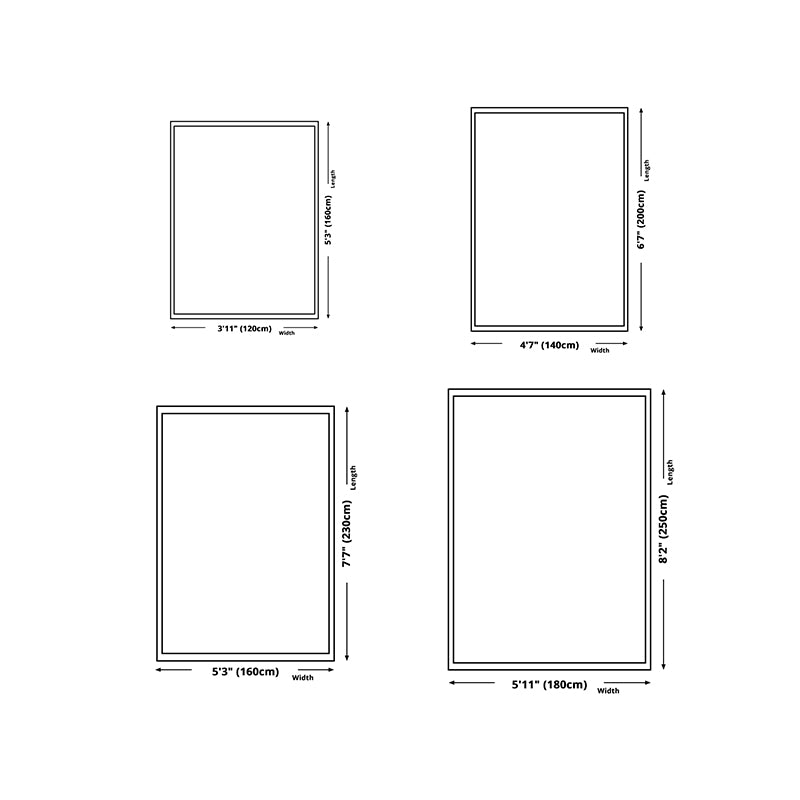 Light Pink Simple Rug Polyester Graphic Rug Non-Slip Backing Rug for Home Decor