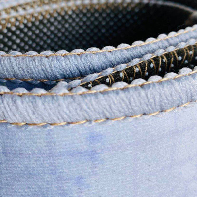 Grey Modern Rug Polyester Line Rug Non-Slip Backing Rug for Home Decoration