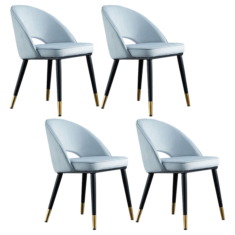 Silla de comedor interior contemporánea Silla lateral con respaldo abierto para Brasserie