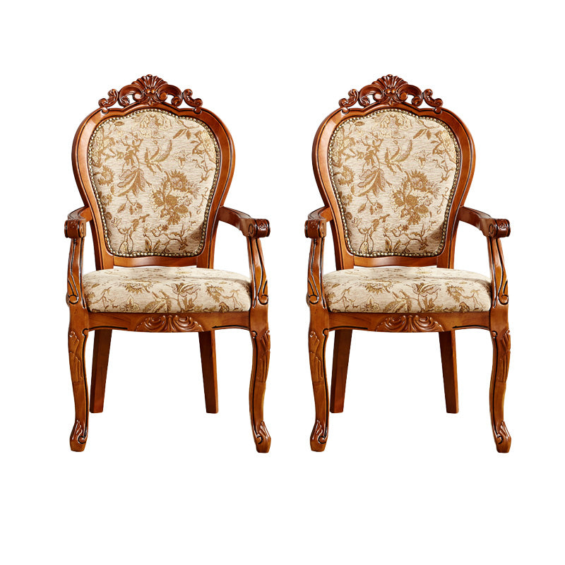 Sillas de comedor tradicionales, silla lateral para cocina con patas de madera