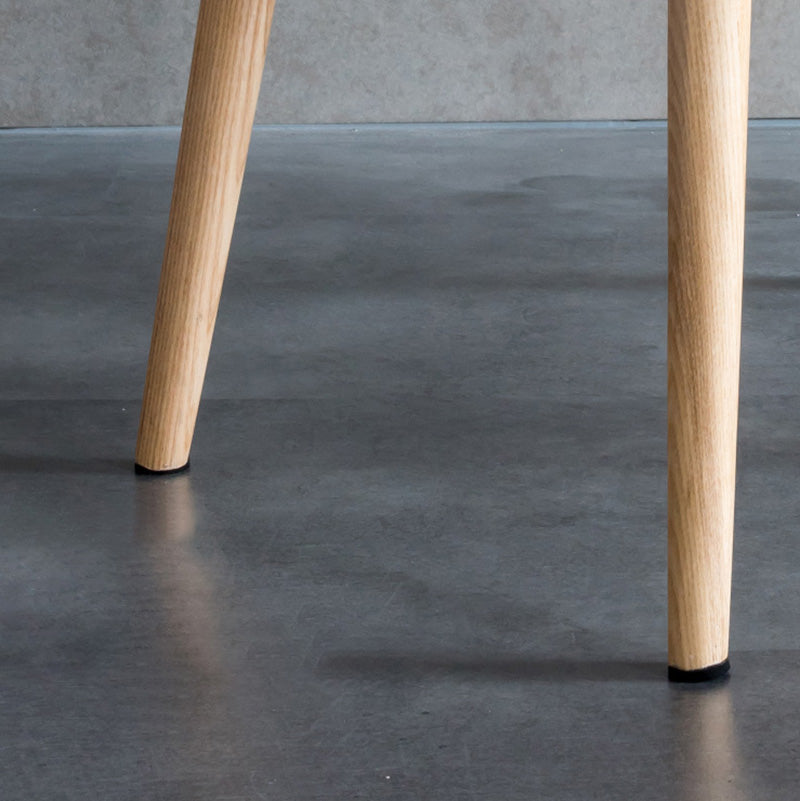Silla de comedor de madera tradicional, silla sin brazos, silla de comedor de mimbre para uso en restaurantes