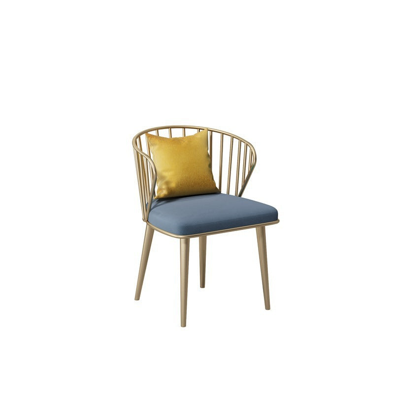 1/5/7 Pcs Metal Glam Dining Table Set with Rectangle Table Dinette Set