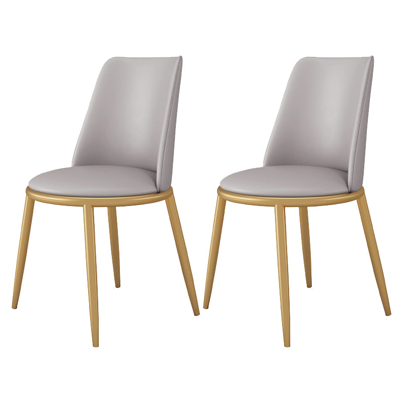 1/2/4/5 Pcs Metal Glam Dining Room Set with Round Table and Metal Base Dining Set