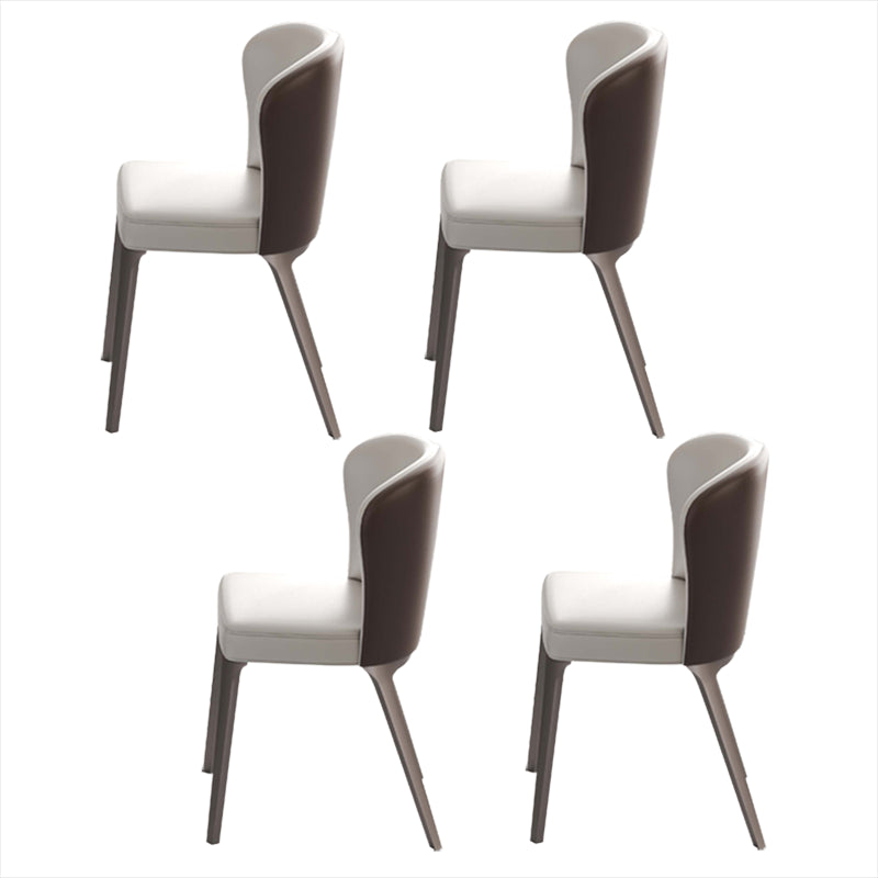 Luxury 1/4/5/6/7 Pieces Dining Set Sintered Stone Dining Table Set with Leather Chairs