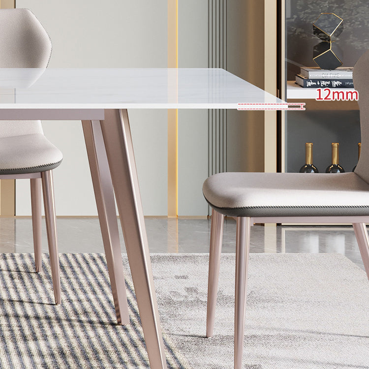 Nordic 1/2/5/7 Pieces Dining Set Sintered Stone Dining Table Set for Restaurant