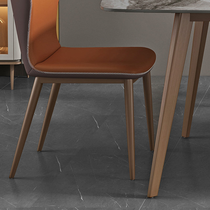 1/2/5/7 Pieces Luxury Dining Set Rectangle Dining Table Set with Leather Chairs