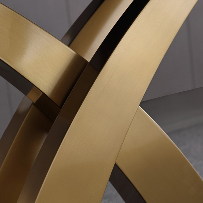 Modern 1/4/5/7 Pieces Dining Set White Rectangle Sintered Stone Dining Table Set