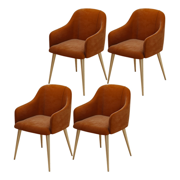 Glam 1/4/5 Pieces Round Dining Set Sintered Stone Dining Table Set for Home Use