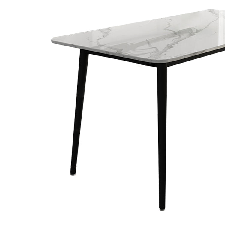 Modern 1/2/5/7 Pieces Dining Set Rectangle Sintered Stone Dining Table Set