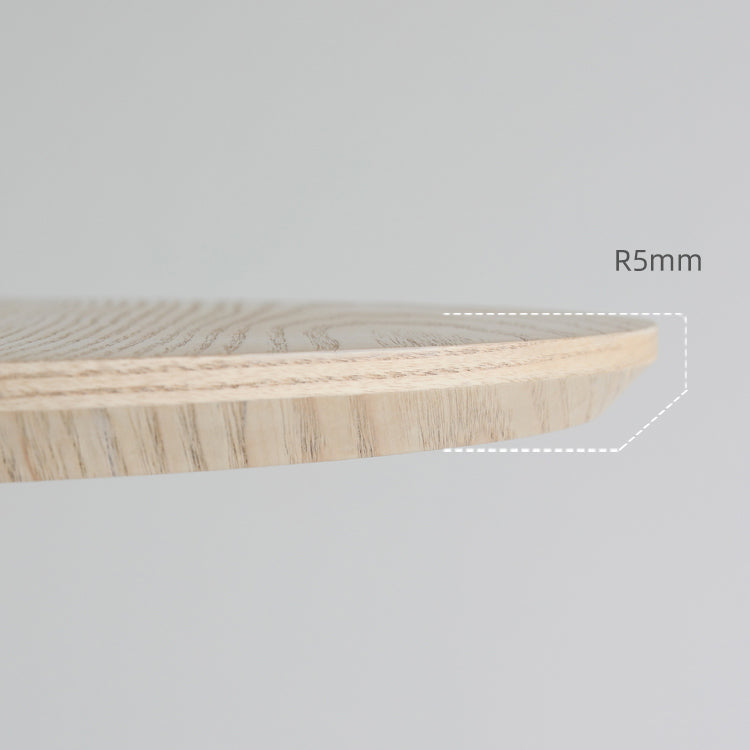 Mesa minimalista de mesa estándar redonda MDF Mesa de comedor de cocina con base de tulipán