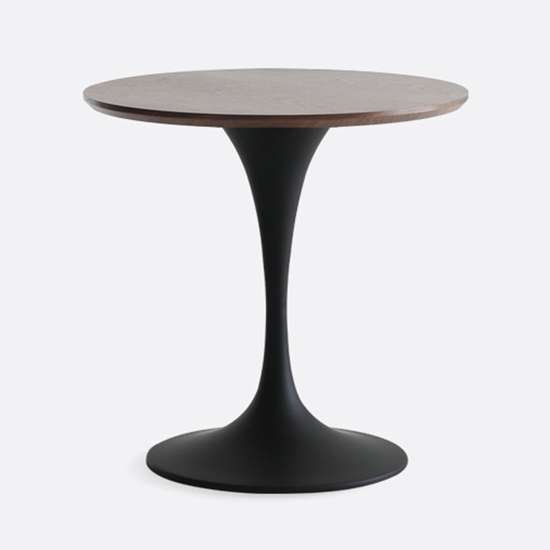 Mesa minimalista de mesa estándar redonda MDF Mesa de comedor de cocina con base de tulipán