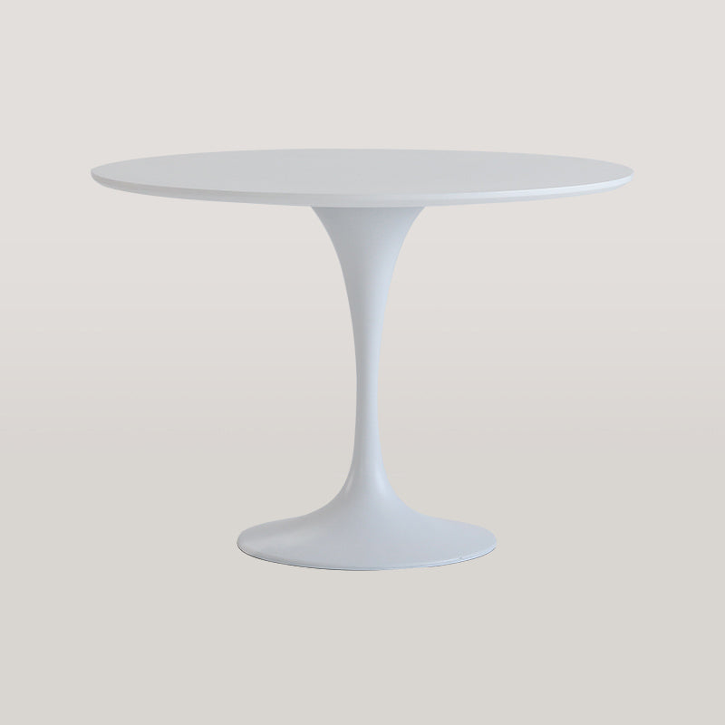 Table à manger ronde moderne en bois Table à manger de cuisine standard avec base en tulipe