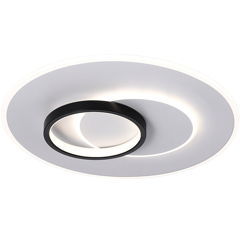 Luminaire de plafond encastré contemporain, plafonniers LED pour chambre à coucher
