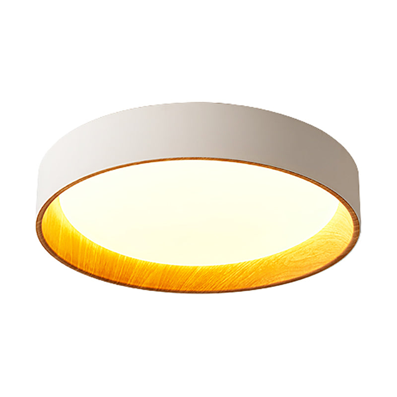 Modern Flush Mounted Ceiling Lights Simple Wooden LED Flush Mount Lighting