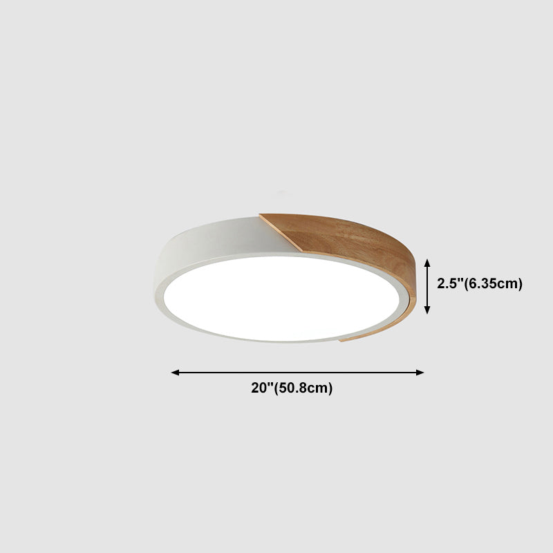 Simplicity Flush Mounted Ceiling Lights LED Flush Mount Lighting for Bedroom