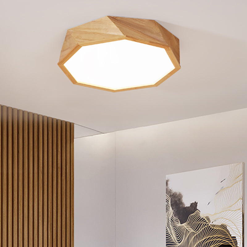 Houten inbouwplafondlampen LED-inbouwverlichting voor slaapkamer