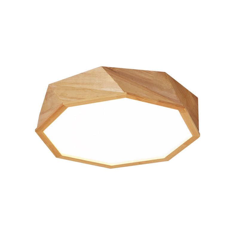 Houten inbouwplafondlampen LED-inbouwverlichting voor slaapkamer