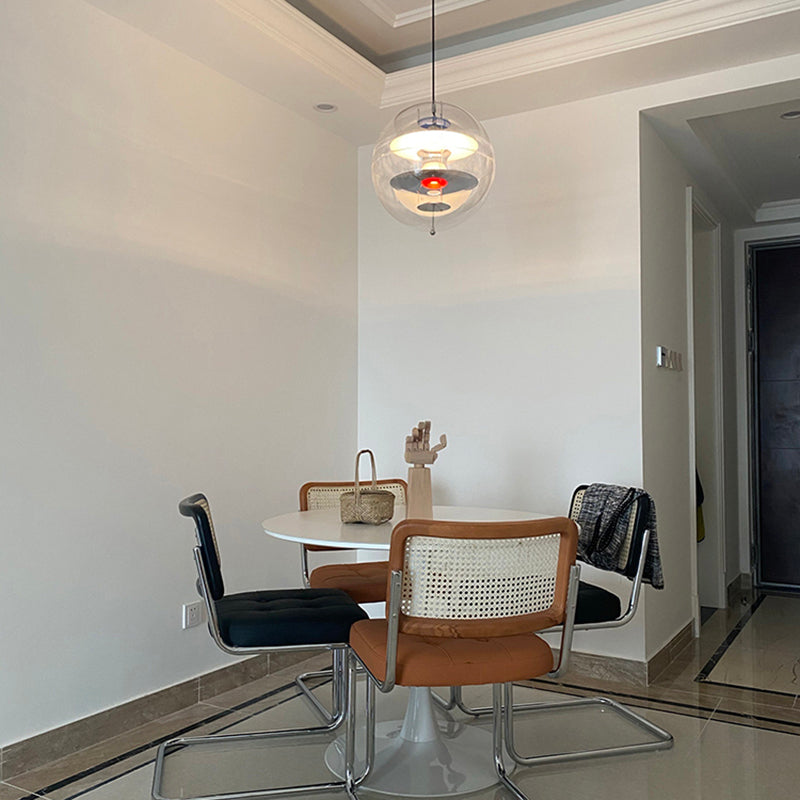 Lumière suspendue contemporaine Clear acrylique Shade Pending Lighting