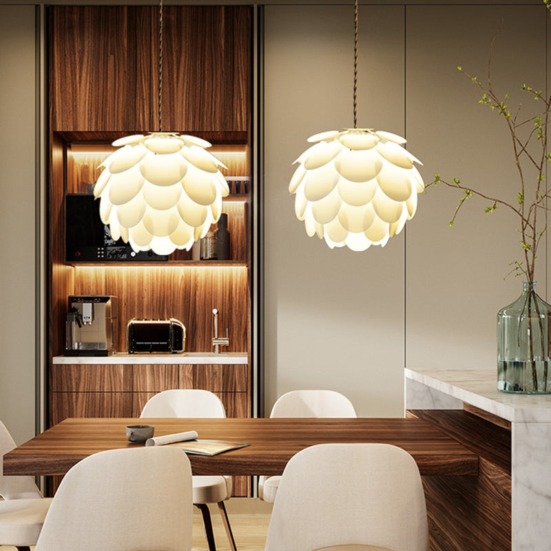 Luminaire pendentif en plastique moderne des luminaires suspendus pour la salle à manger