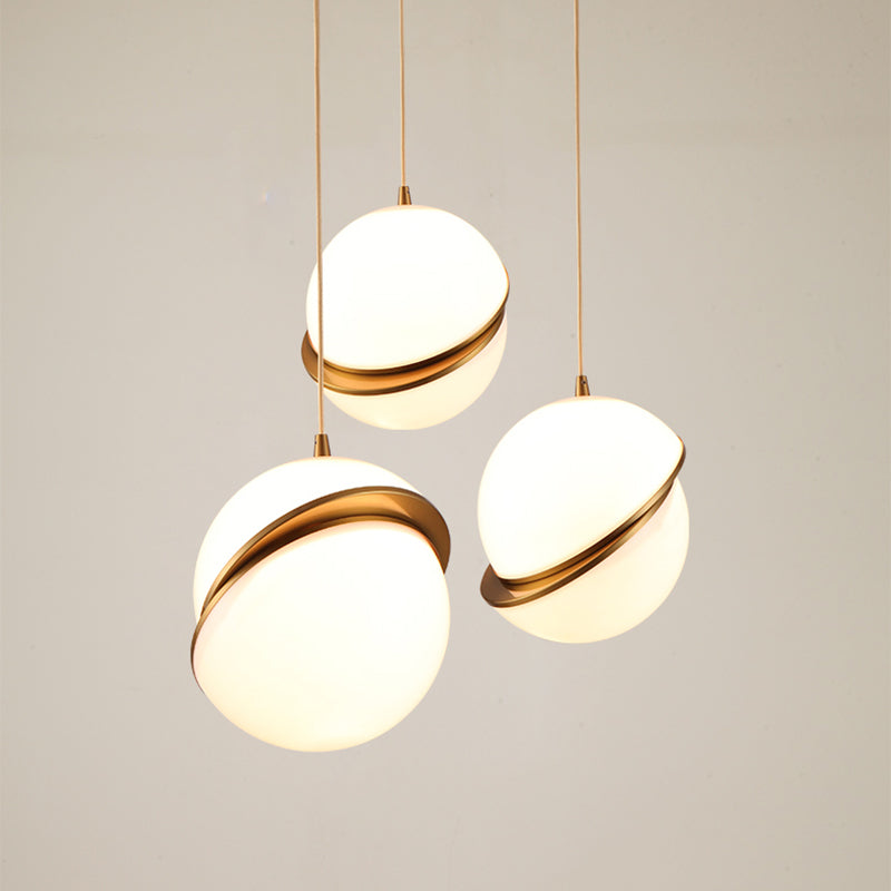 Prendants moderne Light Acrylique Shade suspendu Assaleur pour salle à manger