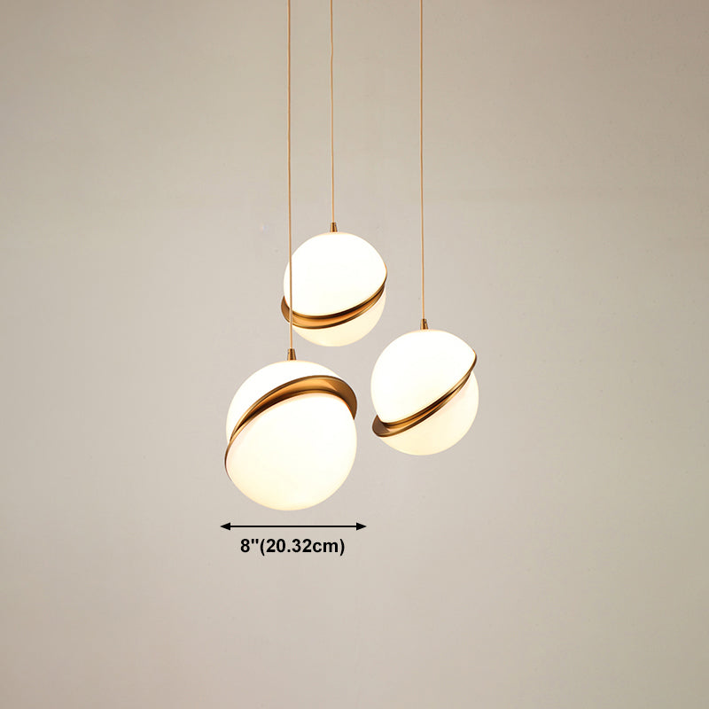 Prendants moderne Light Acrylique Shade suspendu Assaleur pour salle à manger