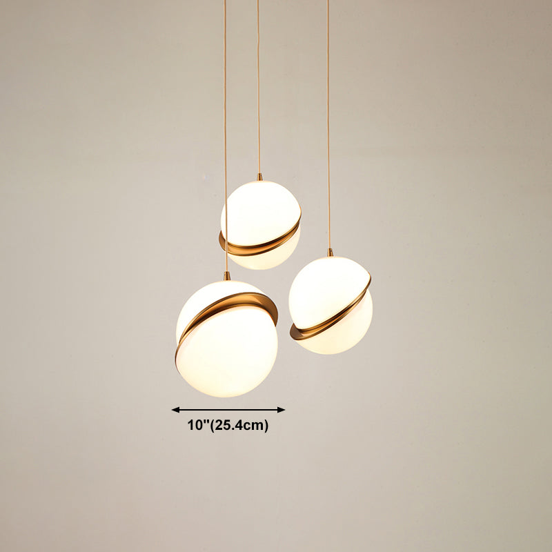 Prendants moderne Light Acrylique Shade suspendu Assaleur pour salle à manger