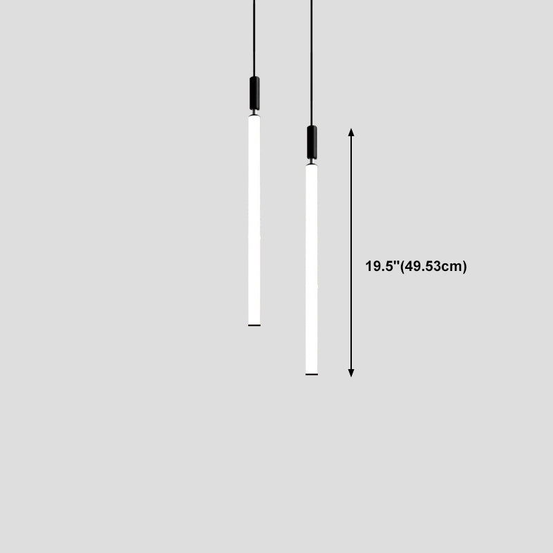 Lampe à pentence verticale en forme de bar