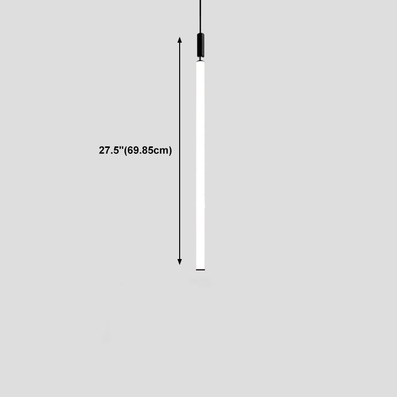 Lampe à pentence verticale en forme de bar