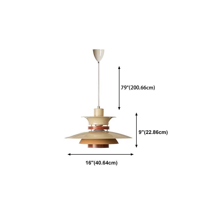 Pendre en métal contemporain Aménagement d'éclairage suspendu simple pour salle à manger