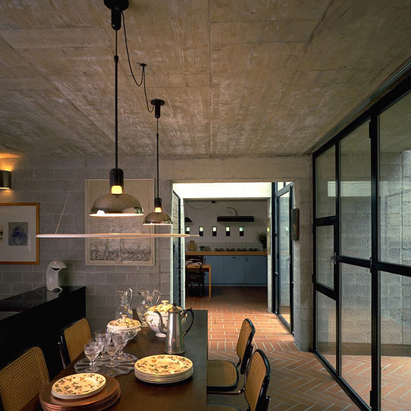 Round Hanging Light Post Modern Pendant Lighting Ayémorrat pour la salle à manger Coffee Shop