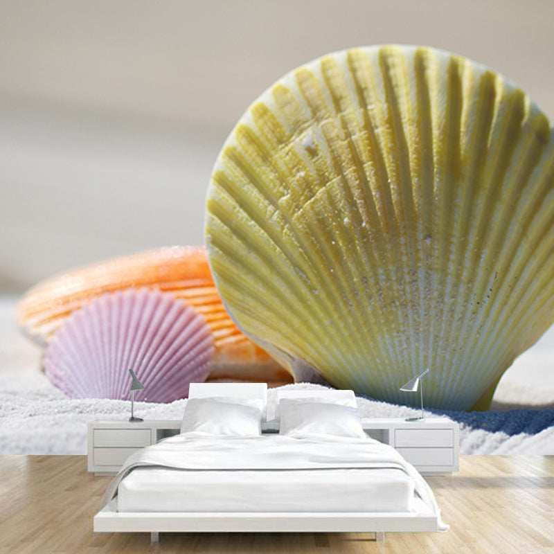 Beach Photography Mural Wallpaper Decorative Bedroom Wall Mural