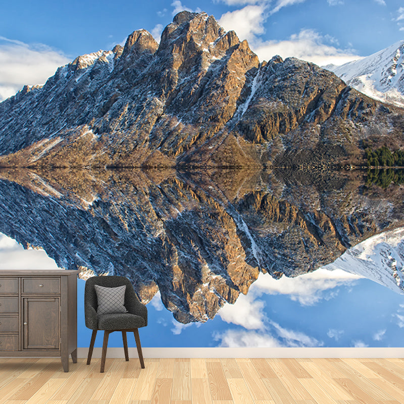 Photography Wall Mural Wallpaper Mountain Sitting Room Wall Mural