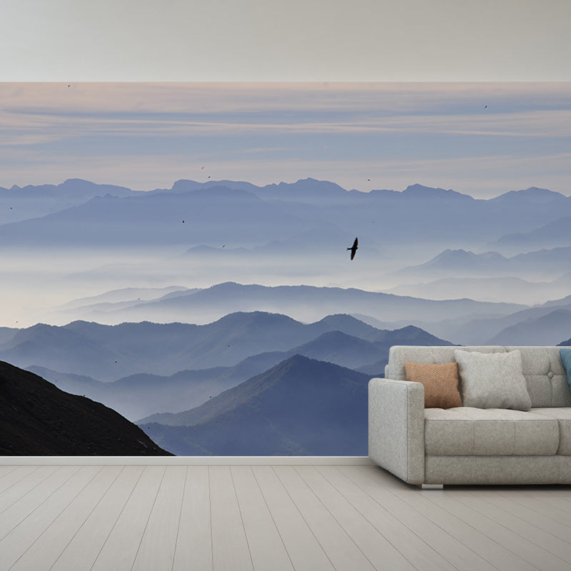 Modern Style Wall Mural Wallpaper Mountain Sitting Room Wall Mural